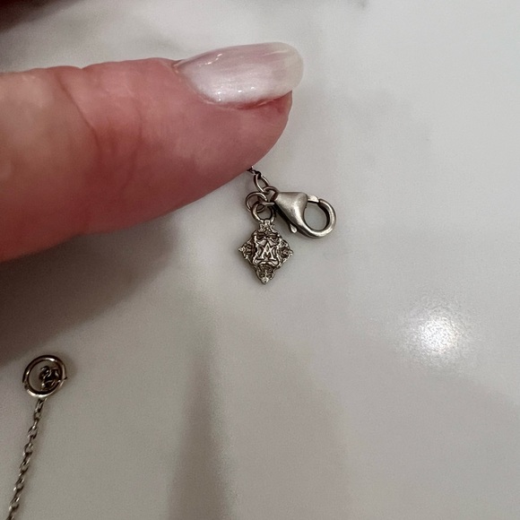 Armenta crivelli bar necklace with champage diamonds. - Picture 2 of 4